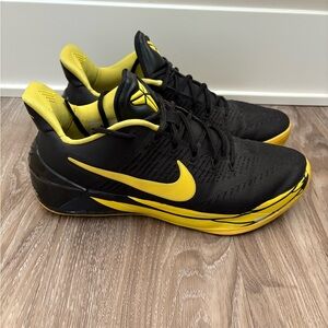 Nike Kobe AD Oregon Black and Yellow Sneakers